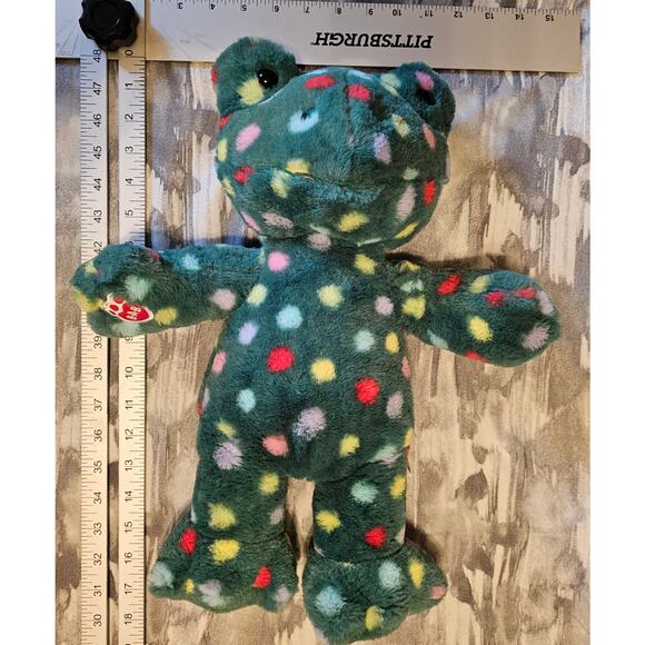 Build-A-Bear Workshop BAB Christmas Frog Plush Stuffed Animal TEDDY BEAR Gift - Picture 2 of 8
